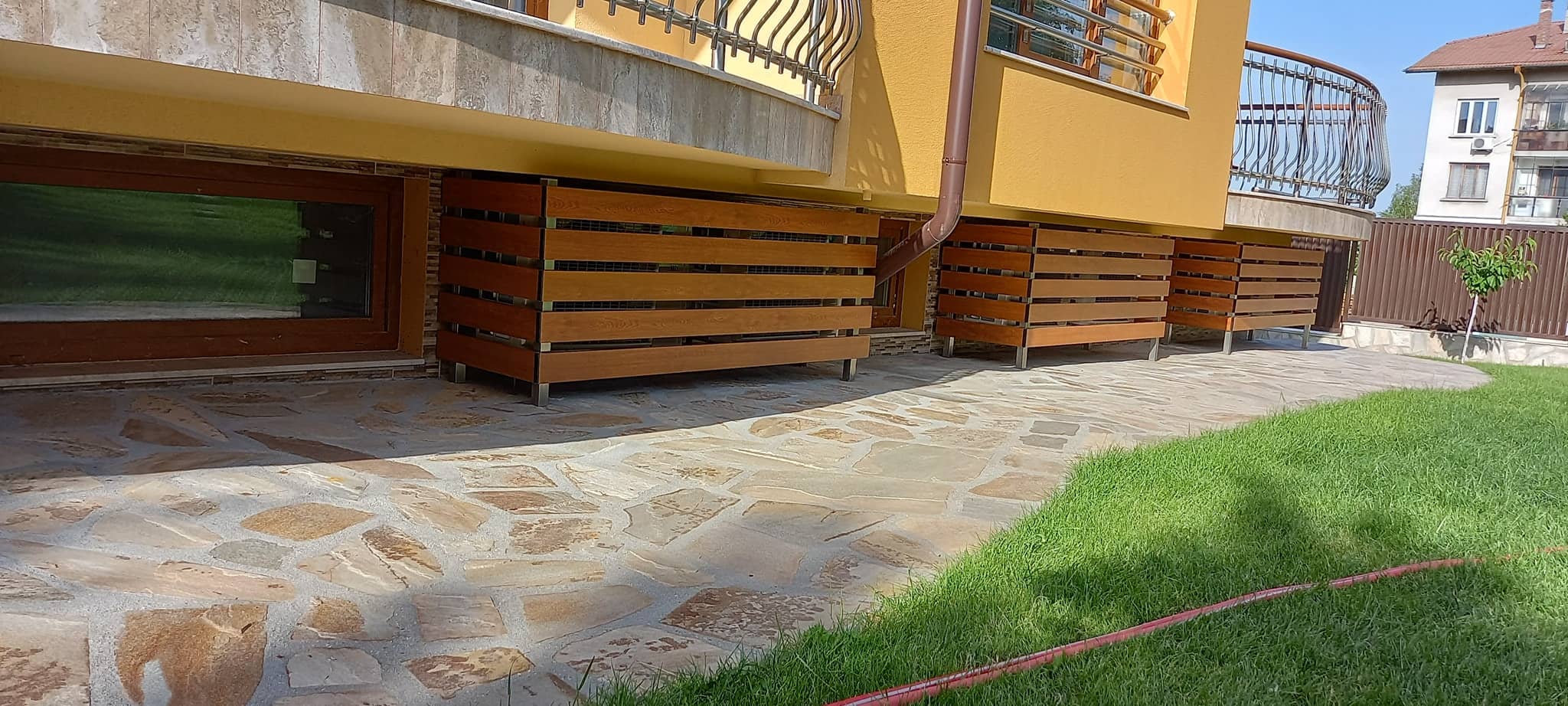 aluminiev parapet vila 38