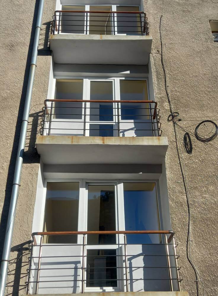 струнни алуминиеви парапети 1к11