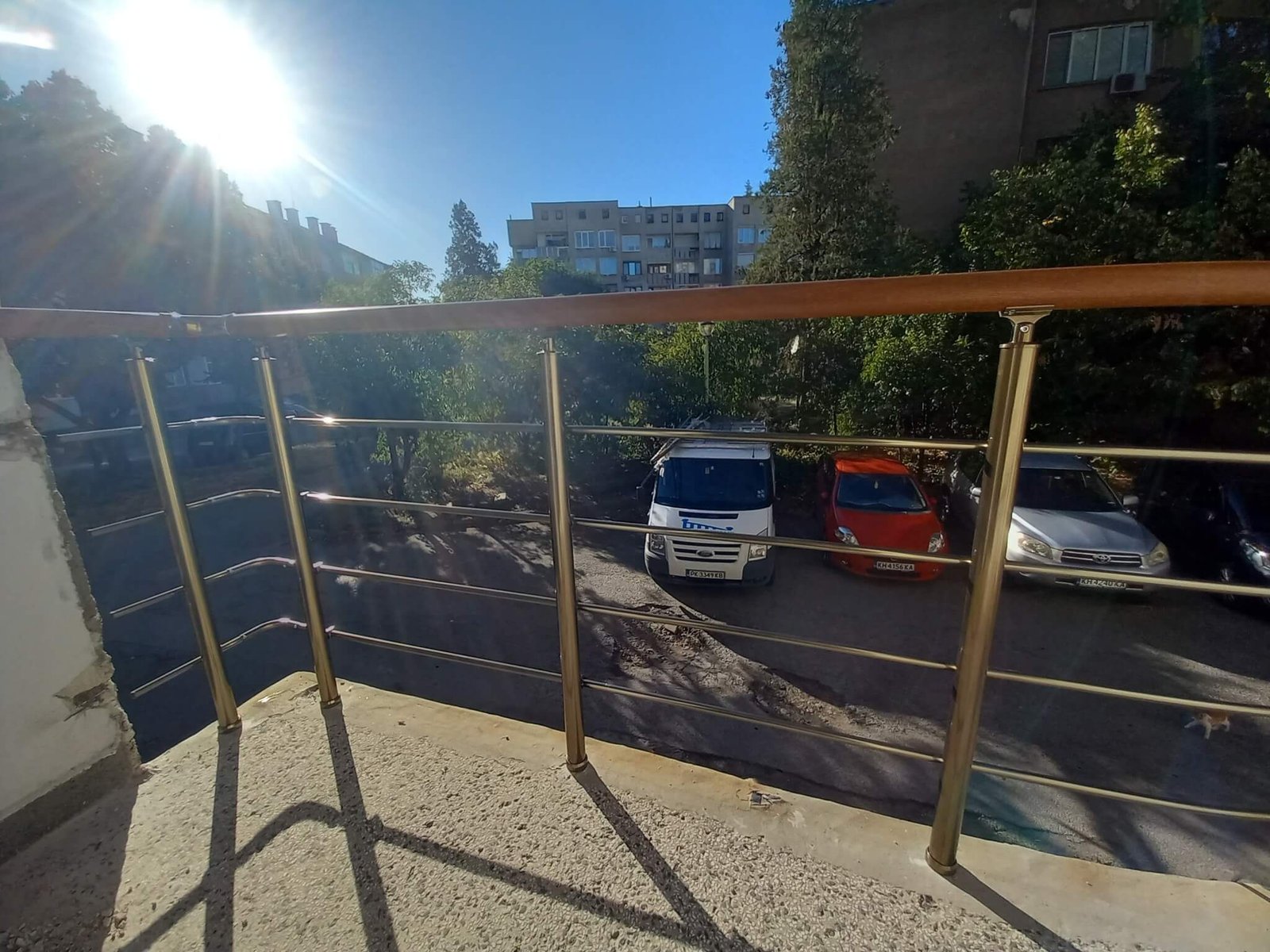 струнни алуминиеви парапети 1к12