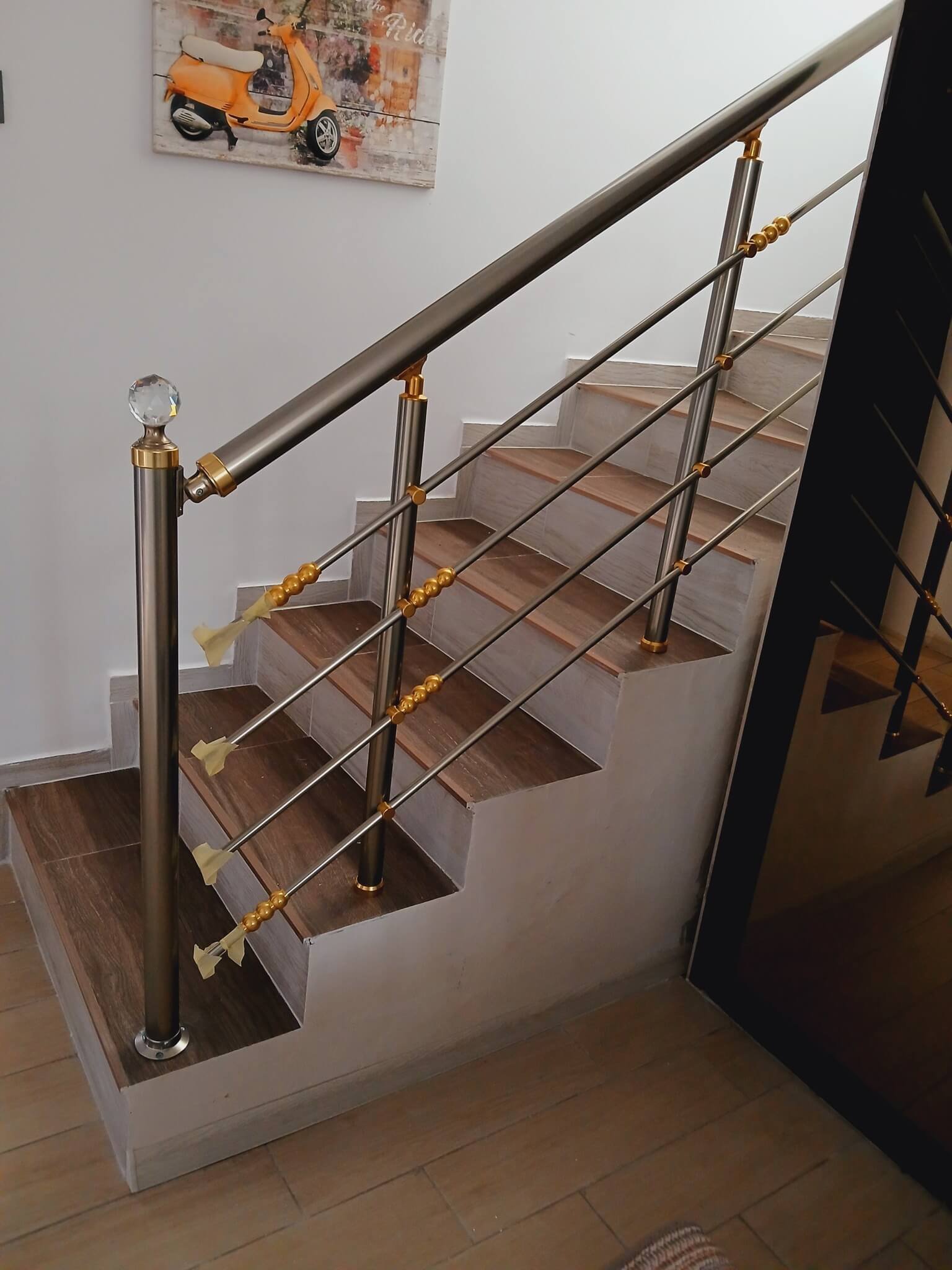 струнни алуминиеви парапети 1к26