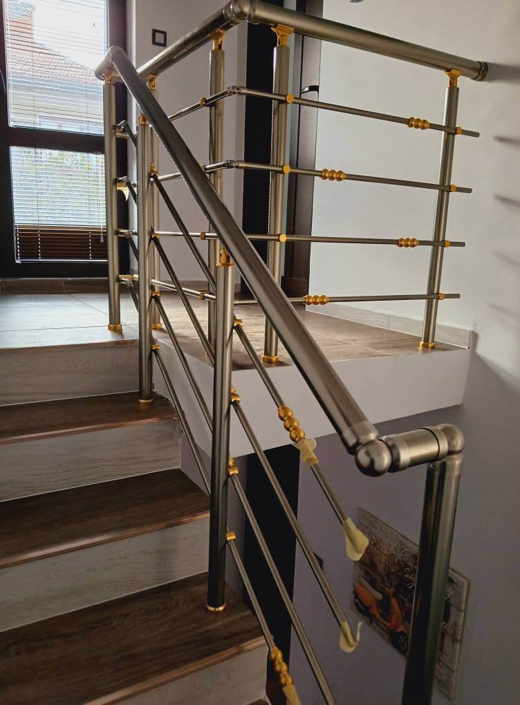 струнни алуминиеви парапети 1к30