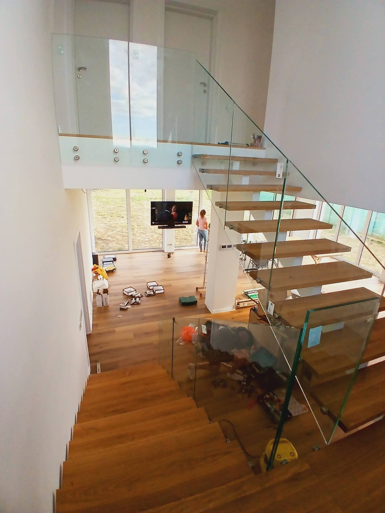 стъклени парапети н33